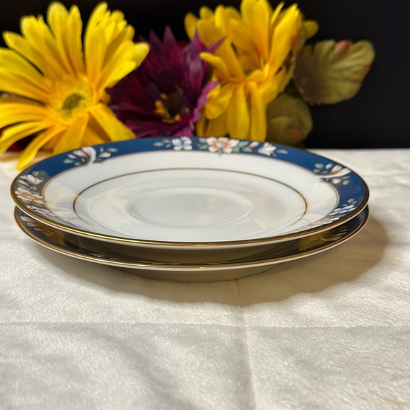 2 Vintage “Legendary” By Noritake PRESCOTT 3880 Saucer Plates 6” - Picture 3 of 10